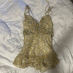 B Darlin floral romper